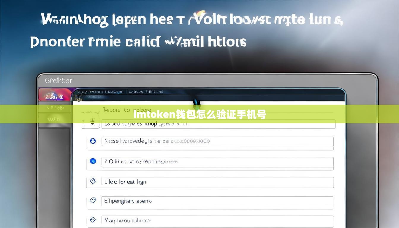 imtoken钱包怎么验证手机号