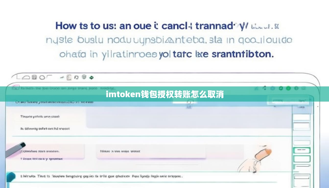 imtoken钱包授权转账怎么取消