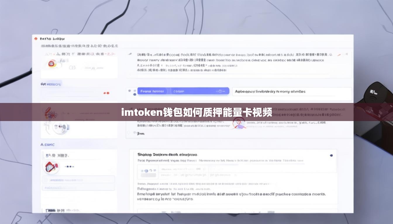 imtoken钱包如何质押能量卡视频