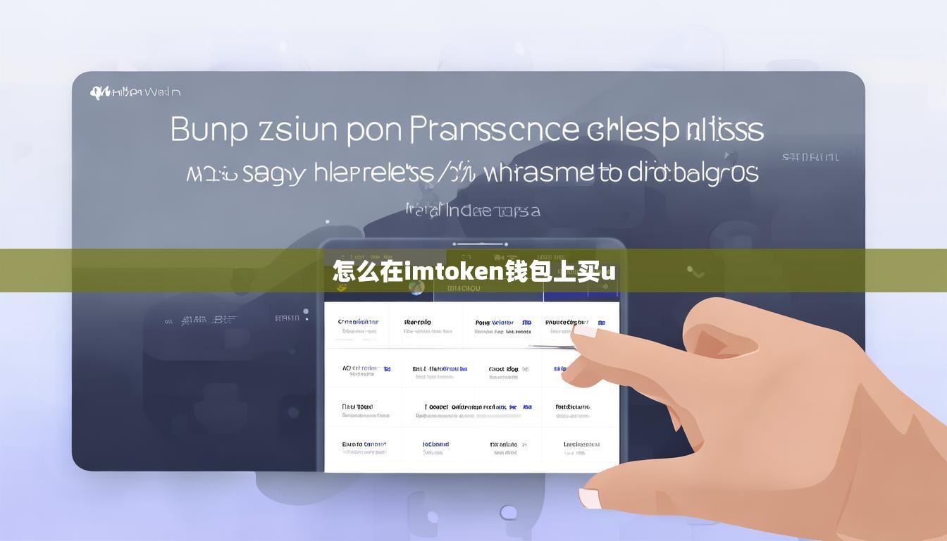 怎么在imtoken钱包上买u