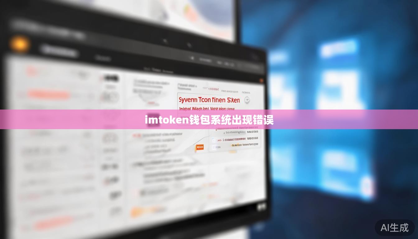 imtoken钱包系统出现错误