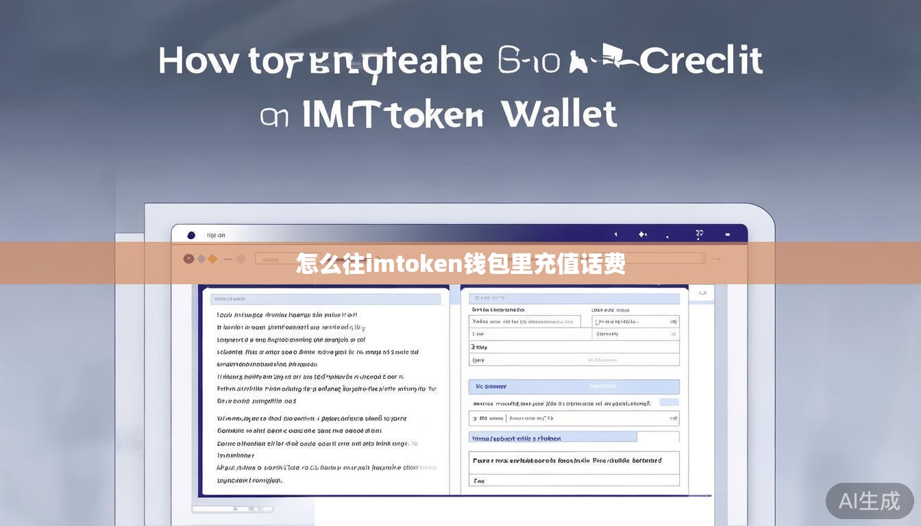 怎么往imtoken钱包里充值话费